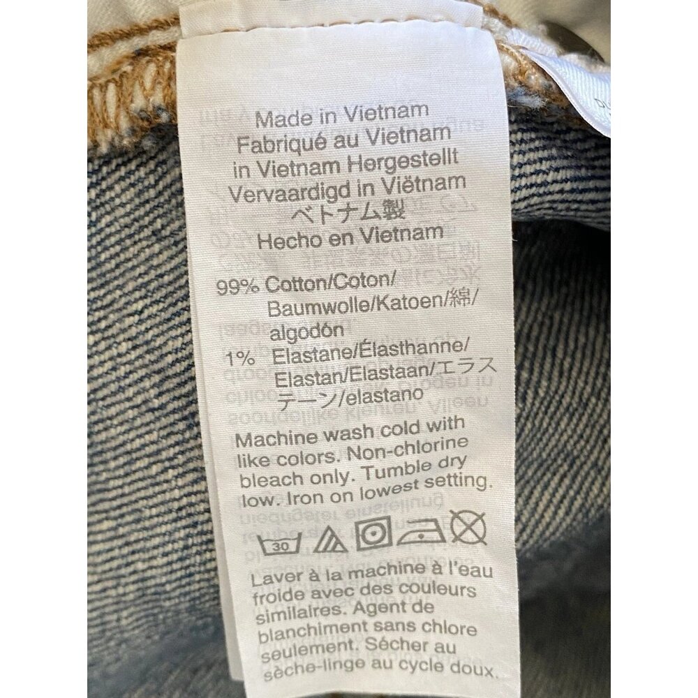 Madewell Womens Classic Straight Jeans Size 24 Blue Denim Fair Trade Certified - Picture 9 of 14
